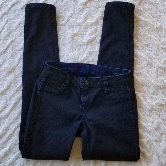 ✨HP✨ BLEULAB Detour Reversible Denim Leggings Size 25 Made In USA - Picture 1 of 16